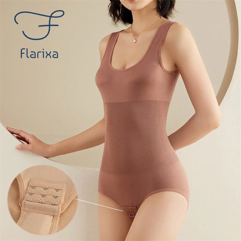 Flarixa Full Body Corset Crotch Buckle