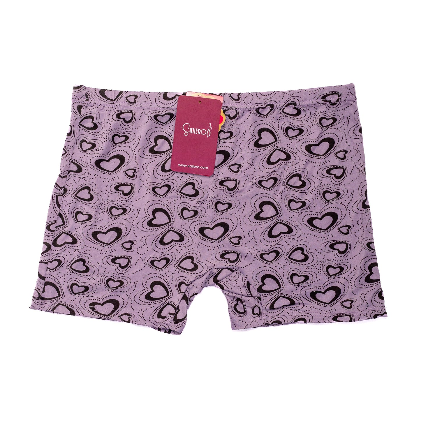 Heart Printed Cotton Boxer Panty