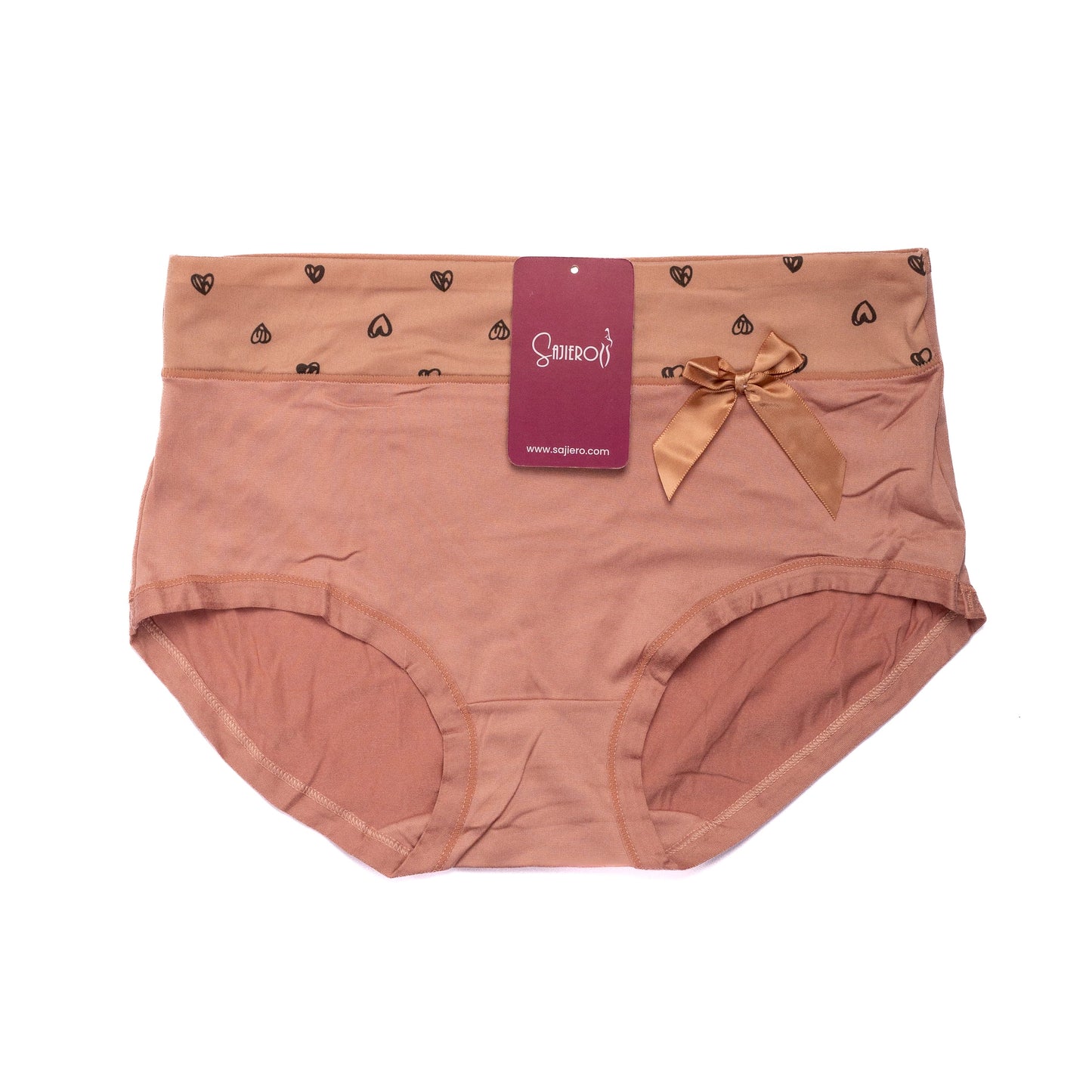 Heart Printed Brief Cotton Panty