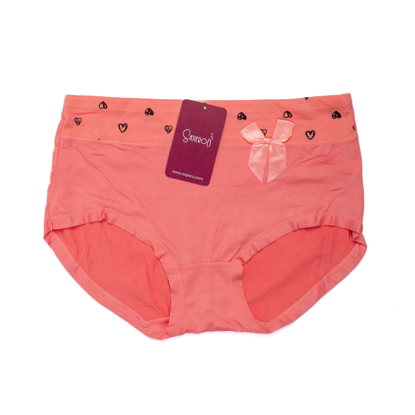 Heart Printed Brief Cotton Panty