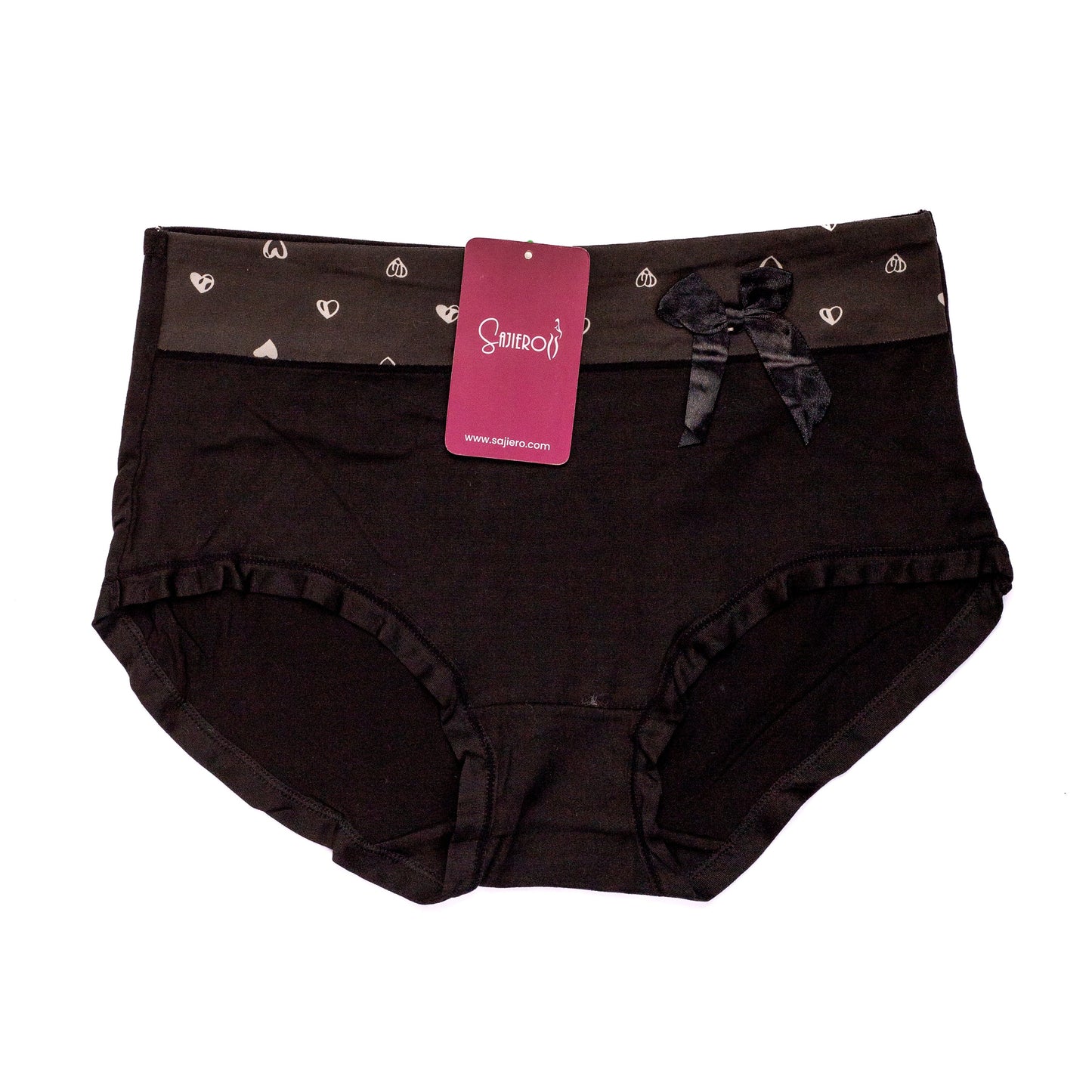 Heart Printed Brief Cotton Panty