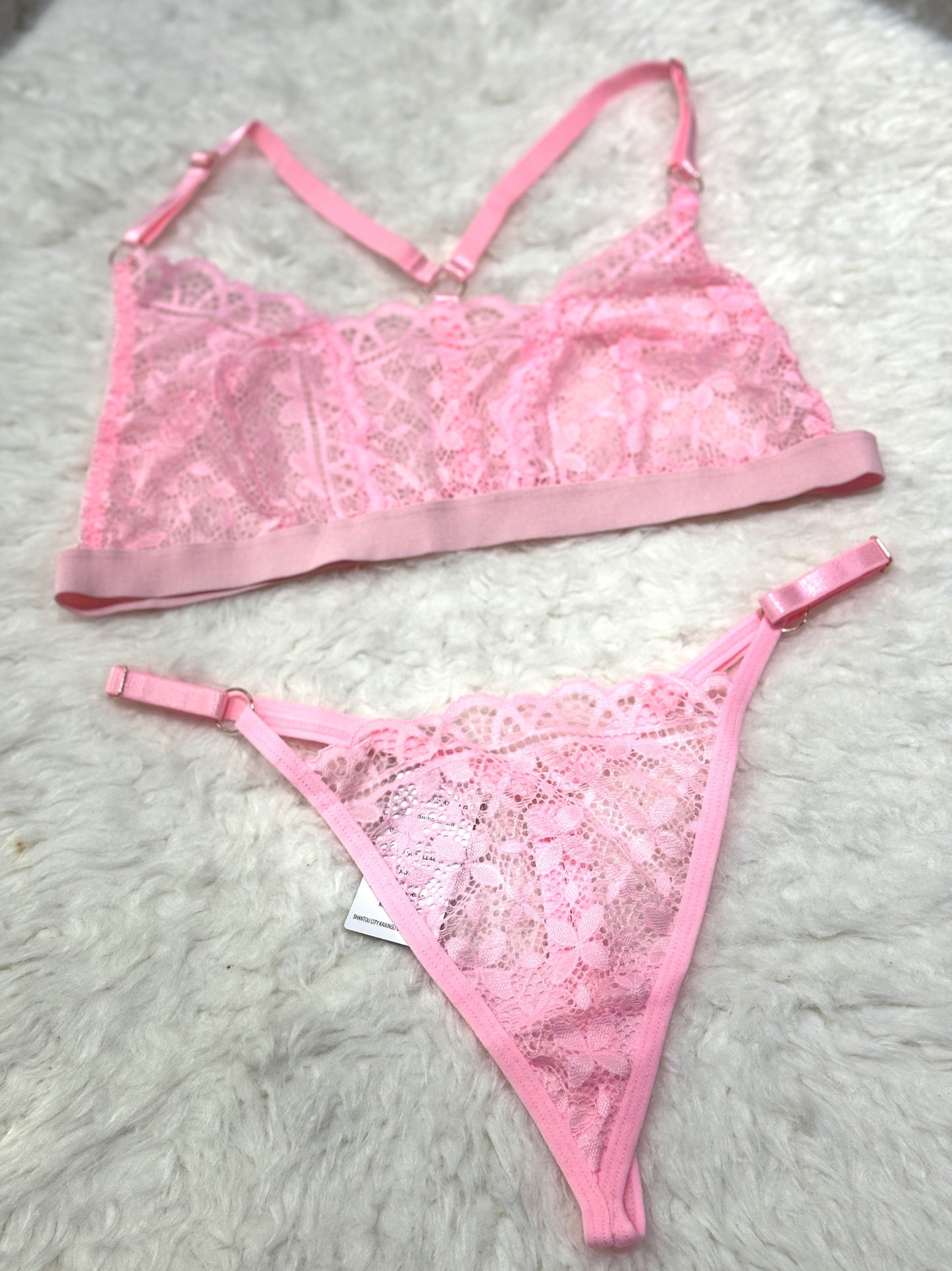 Temple Flowers Embroidery Bikini