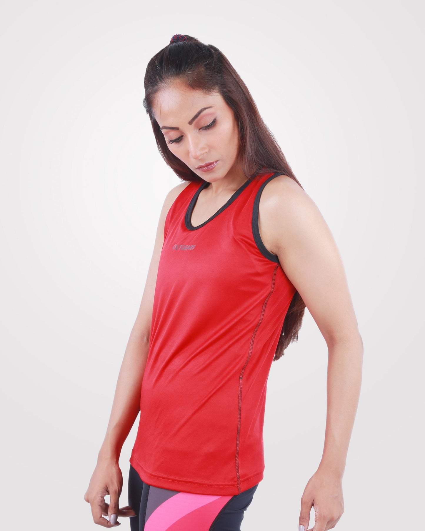 Women’s Tank Top Red Drifit - outgearsfitness