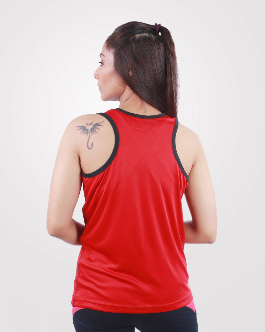 Women’s Tank Top Red Drifit - outgearsfitness