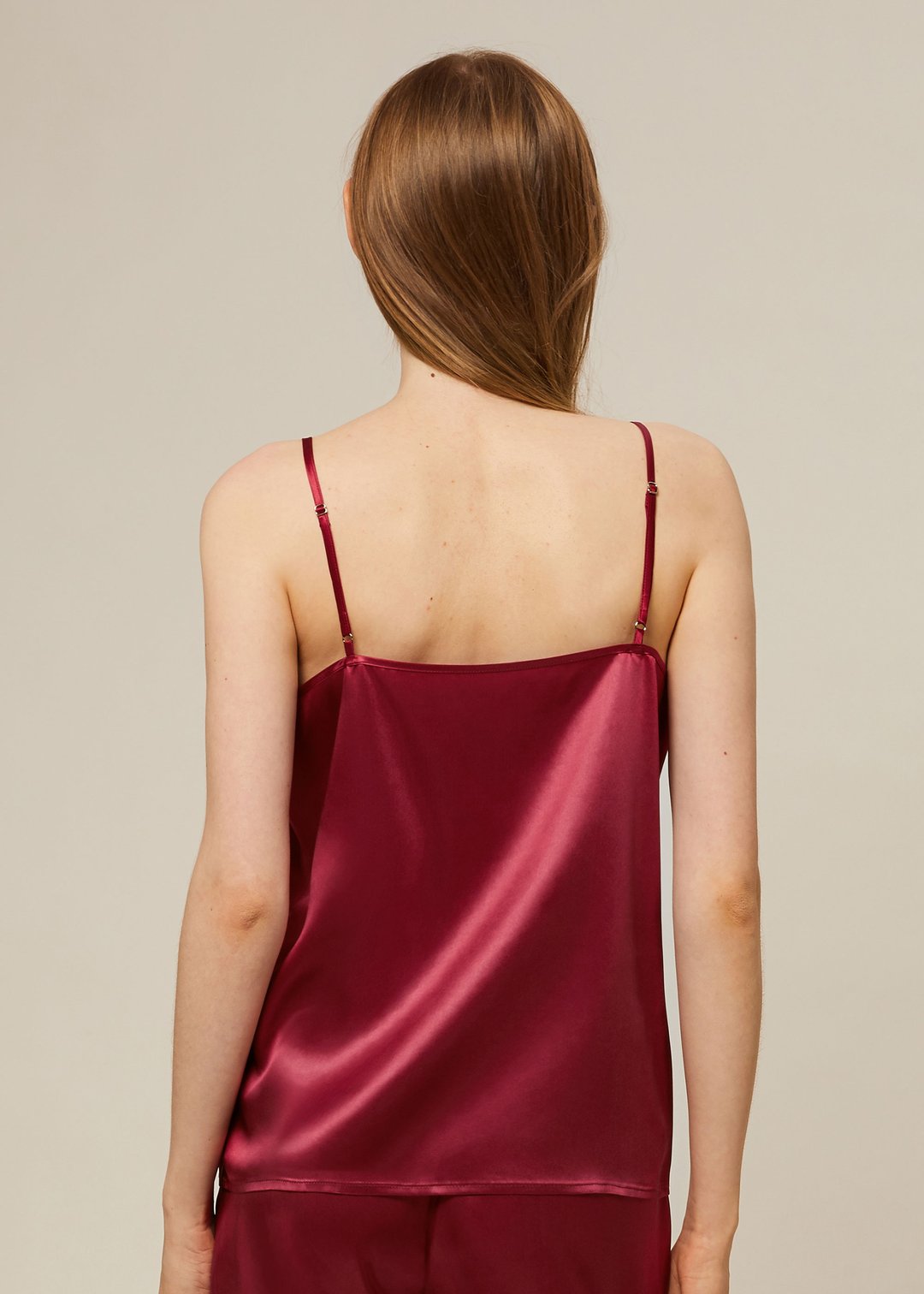 Spice Ceder Strap Jumpsuit Metallic Maroon