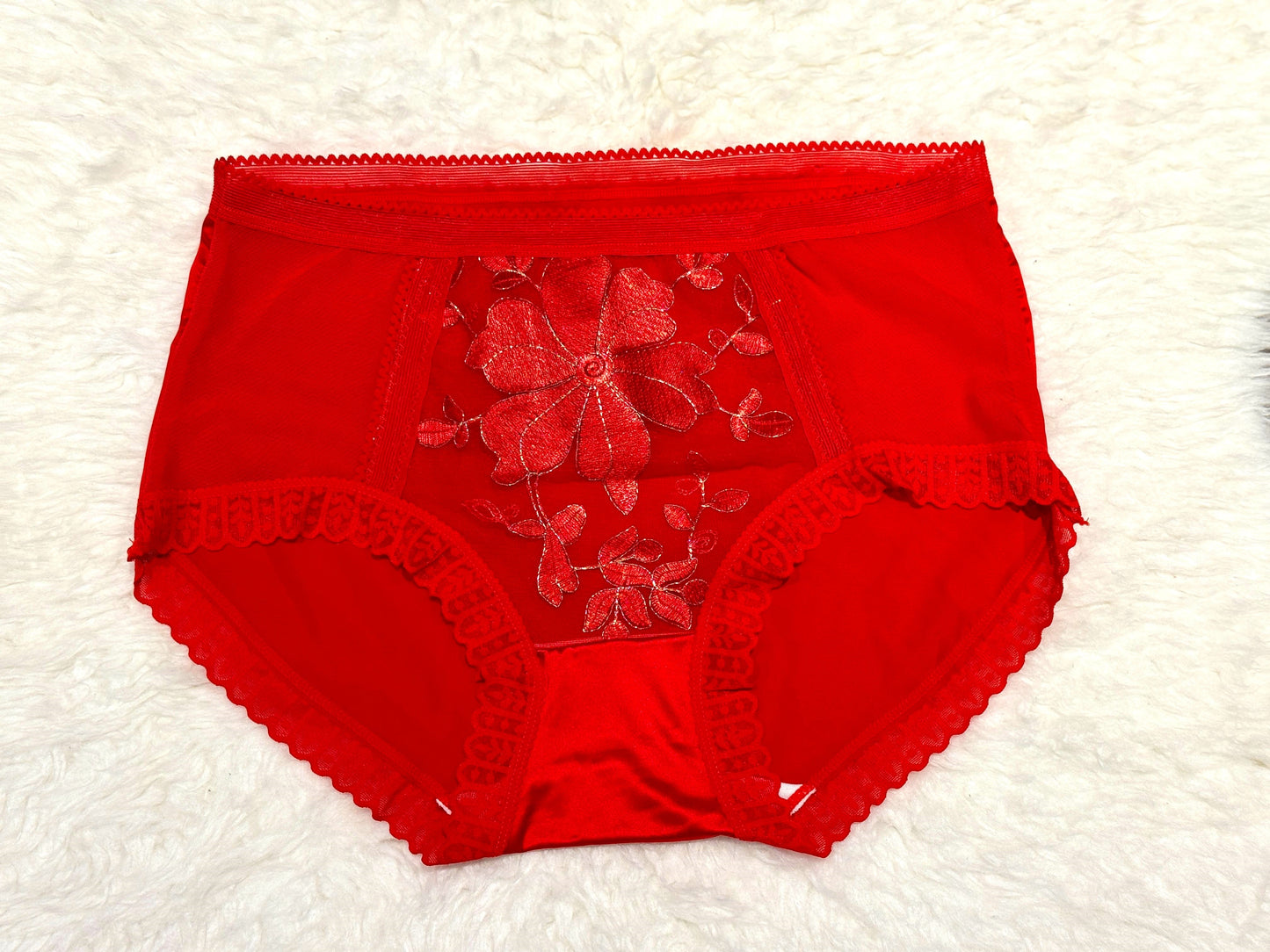 Sun flower Silk Net Panty