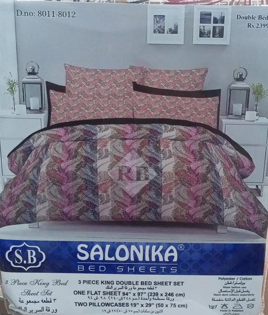 Salonika King Size Bed Sheet