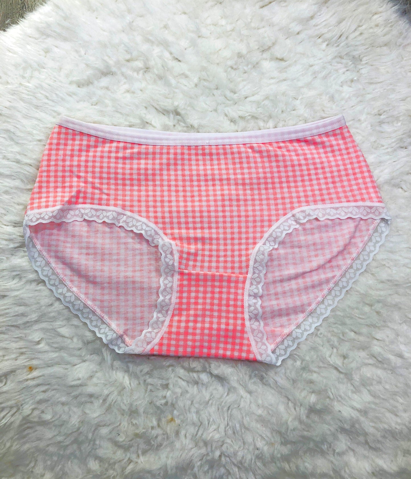 Check Print Cotton Panty