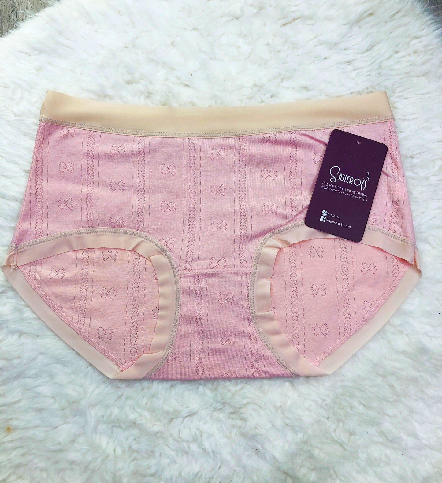 Butterfly Pattern Brief Cotton Panty