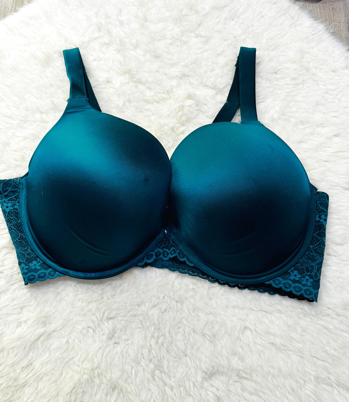 Sea Green Plus Size Padded Bra