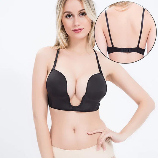 Plunge V Pushup Bra