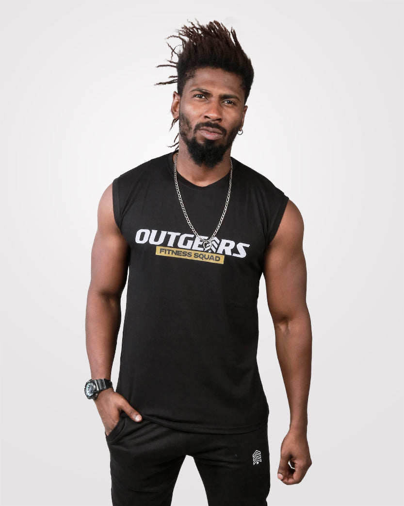 Men’s Tank Top Black  0.1 - Outgears Fitness