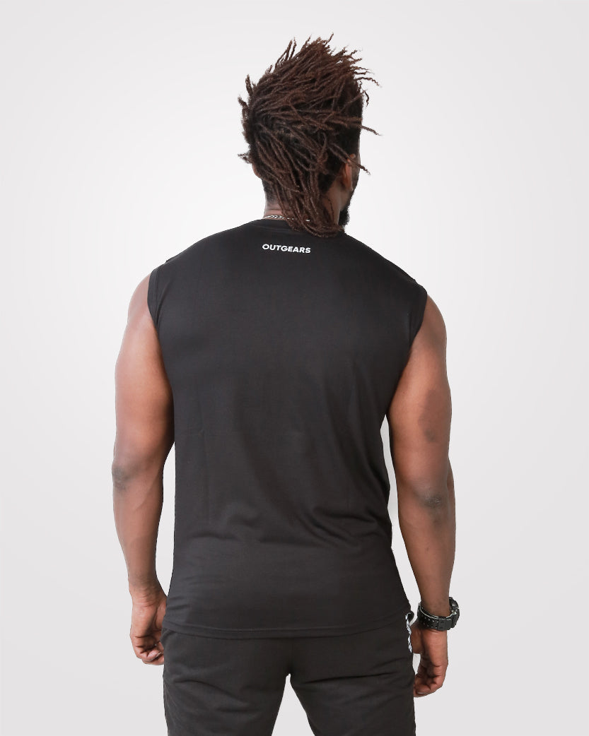 Men’s Tank Top Black  0.1 - Outgears Fitness